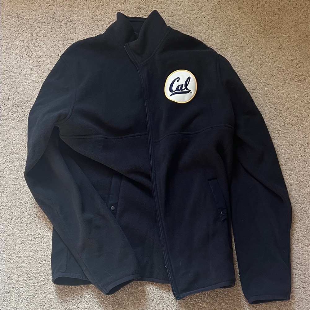 Champion Black Men's Jacket with Cal Logo